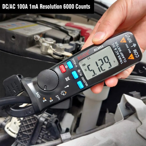 BSIDE ACM91 Clamp Meter True RMS with 1mA Precision & Temp Test